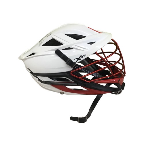 Vist Large View of Product Image Which is Used Cascade XRS Lacrosse Helmet White One Size