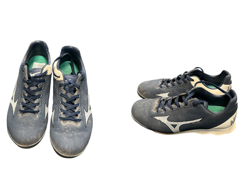 Vist Large View of Product Image Which is Used Mizuno MIZUNO BB/SB CLEAT BB/SB Cleats Navy Blue Junior 04