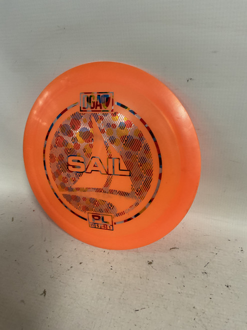 Vist Large View of Product Image Which is Used DGA PROLINE SAIL Disc Golf Driver Orange