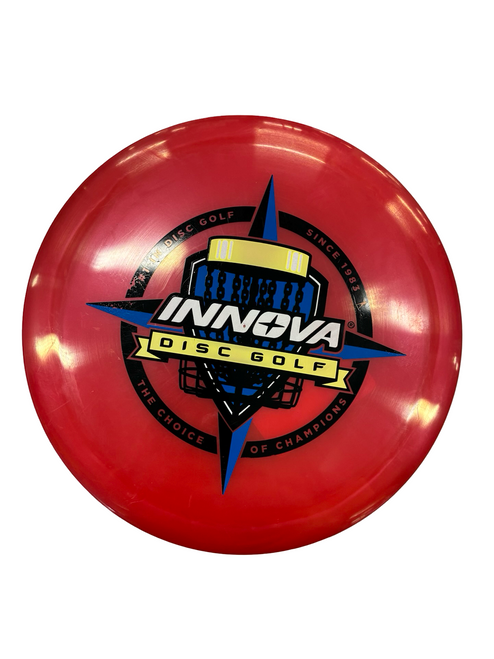 Vist Large View of Product Image Which is Used Innova DRIVER Disc Golf Driver Red
