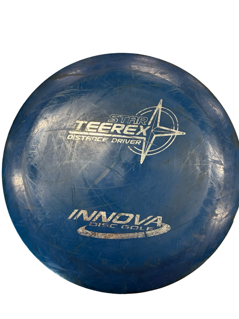 Vist Large View of Product Image Which is Used Innova STAR TEEREX Disc Golf Driver Royal Blue