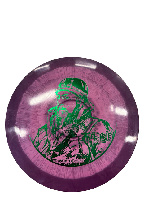 Vist Large View of Product Image Which is Used Innova CZAR Disc Golf Driver Purple