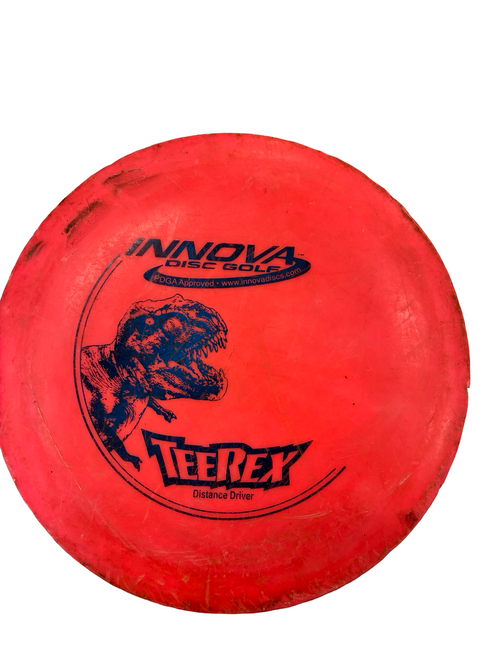 Vist Large View of Product Image Which is Used Innova TEEREX Disc Golf Driver Red