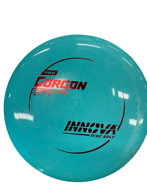 Vist Large View of Product Image Which is Used Innova PRO GORGON Disc Golf Driver Sky Blue