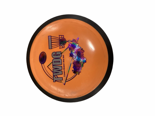 Vist Large View of Product Image Which is Used MVP WAVE Disc Golf Driver Orange
