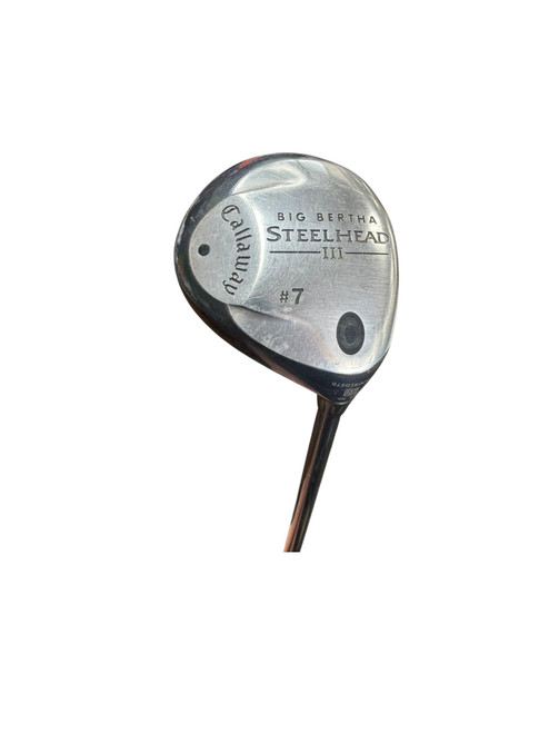 Vist Large View of Product Image Which is Used Callaway STEELHEAD III Mens Fairway Wood RH Navy Blue 7 Wood