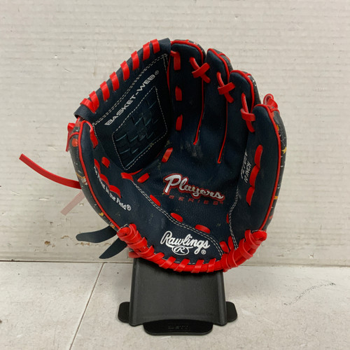 Vist Large View of Product Image Which is Used Rawlings PL10N BB/SB Glove RH Throw Navy Blue 10"