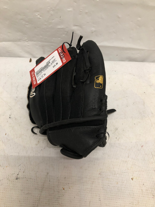 Vist Large View of Product Image Which is Used Rawlings PLAYMAKER SERIES PM11MB BB/SB Glove LH Throw Black 11"