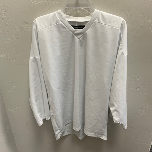 Vist Large View of Product Image Which is Used Hockey Practice Jersey White SM