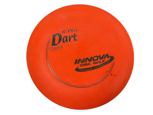 Vist Large View of Product Image Which is USED Innova R-PRO DART Disc Golf Putter Orange 166g