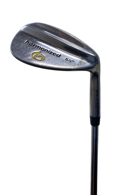 Vist Large View of Product Image Which is Used Wilson HARMONIZED 50 Golf Wedge Mens RH 50 Degree