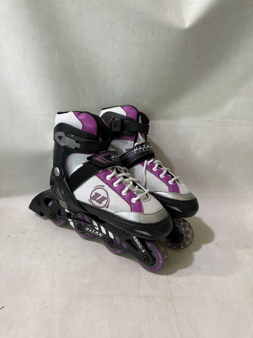 Vist Large View of Product Image Which is Used Ultra Wheels ROLLER SKT JR 1-4 Junior Roller Quad Skates Pink Junior 01