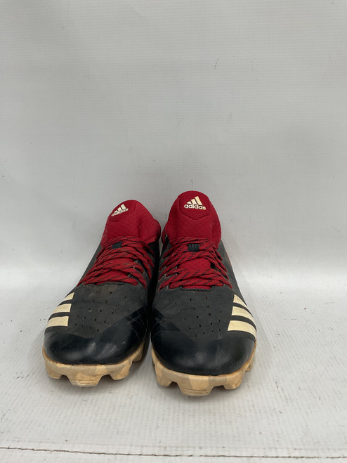 Vist Large View of Product Image Which is Used Adidas BB/SB Cleats Red Junior 02.5