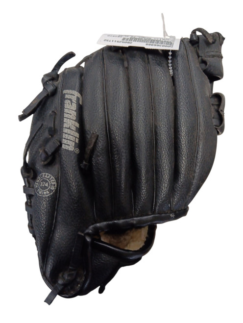 Vist Large View of Product Image Which is Used Franklin READY TO PLAY BB/SB Glove RH Throw Black 9 1/2"