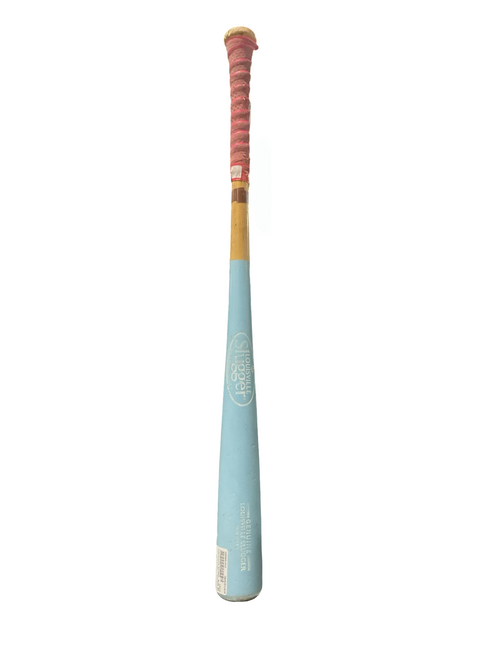 Vist Large View of Product Image Which is Used Louisville Slugger BLUE WOOD BAT BB/SB Wood Bat 32"