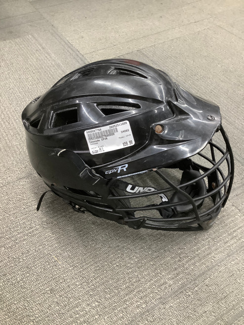 Vist Large View of Product Image Which is Used Cascade CPVR Lacrosse Helmet Black M/L