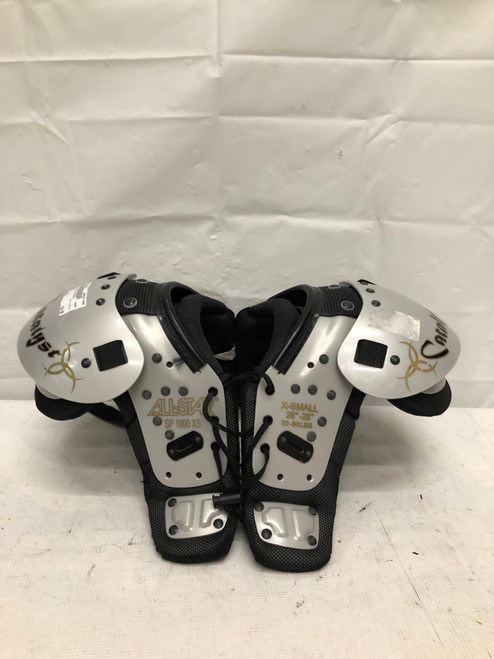 Vist Large View of Product Image Which is Used All-Star CATALYST FB Shoulder Pads Grey XS