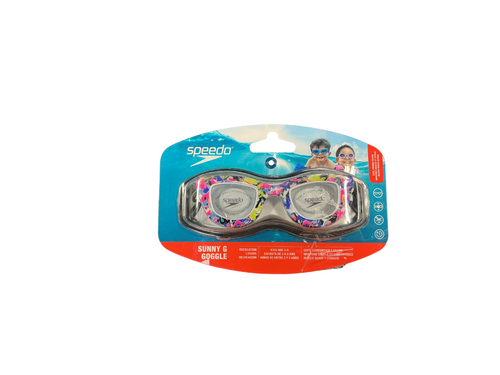 Vist Large View of Product Image Which is Used Speedo Swim Goggles Neon Pink And Navy Blue