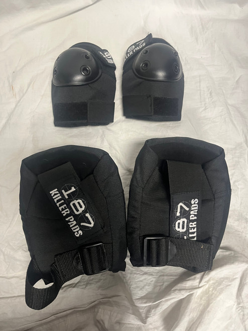 Vist Large View of Product Image Which is Used Skateboard Kneepads Black MD