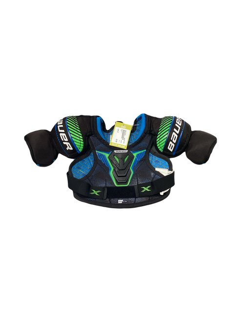 Vist Large View of Product Image Which is Used Bauer X Youth Elbow Pads LG