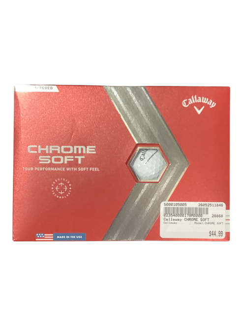 Vist Large View of Product Image Which is Used Callaway CHROME SOFT 12 Pack - Golf Balls