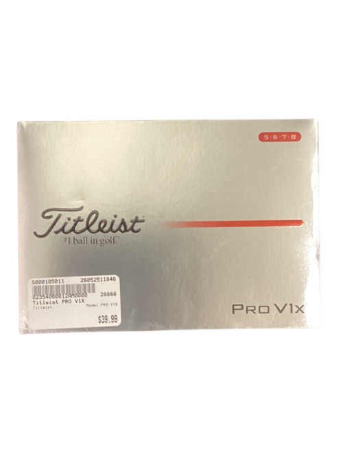 Vist Large View of Product Image Which is Used Titleist PRO V1X 12 Pack - Golf Balls