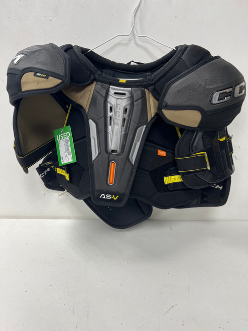 Vist Large View of Product Image Which is Used CCM TACKS AS-V Senior Shoulder Pads LG