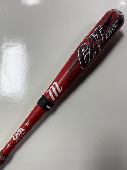 Vist Large View of Product Image Which is Used Marucci CAT CONNECT BB/SB USA 2 5/8 Bat 31"
