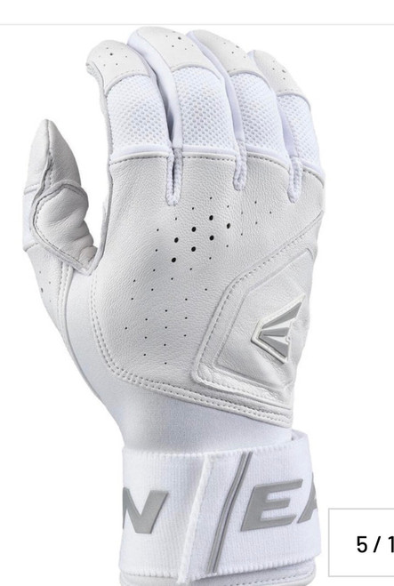 Vist Large View of Product Image Which is New EASTON MAV PRO LOCKED ADULT WHITE BATTING GLOVES