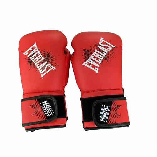 Vist Large View of Product Image Which is Used Everlast PROSPECT Boxing Gloves Red Senior
