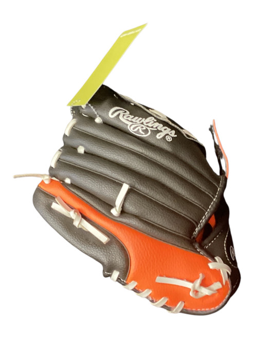 Vist Large View of Product Image Which is Used Rawlings PL95DSO BB/SB Glove T-ball Orange 9 1/2"