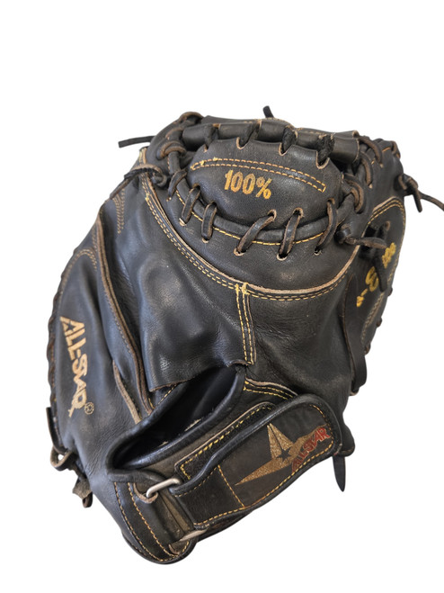 Vist Large View of Product Image Which is Used All-Star PRO ELITE BB/SB Catchers RH Throw Black 33"