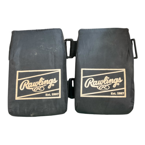 Vist Large View of Product Image Which is Used Rawlings KNEE SAVERS BB/SB Catchers Knee Savers Black