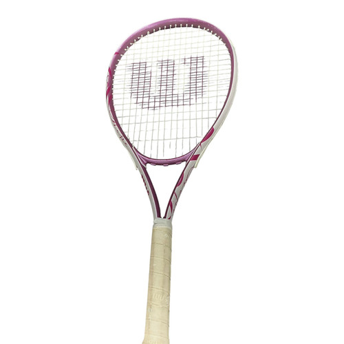 Vist Large View of Product Image Which is Used Wilson HOPE Adult Tennis Racquet None 4 1/4"