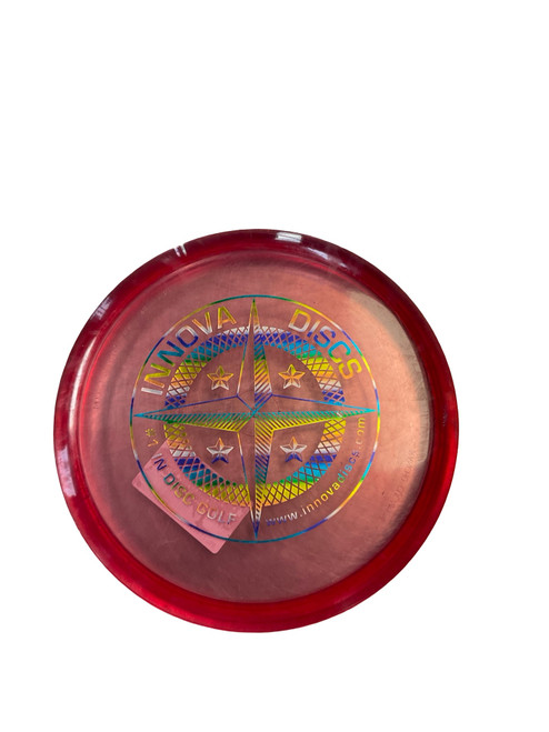 Vist Large View of Product Image Which is Used Innova CHAMP ROC Disc Golf Mid Range Red 180g