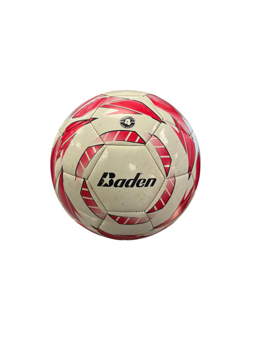 Vist Large View of Product Image Which is Used Baden 150 All Size Soccer Ball White And Red 4