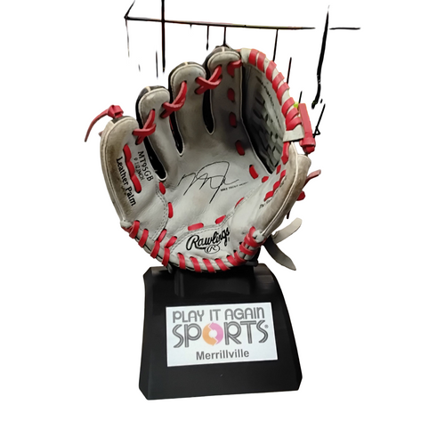 Vist Large View of Product Image Which is Used Rawlings MT95GB BB/SB Glove T-ball Black 9 1/2"