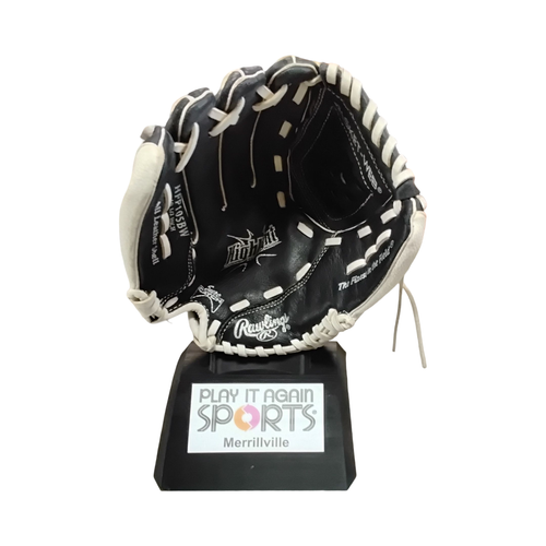 Vist Large View of Product Image Which is Used Rawlings HFP105BW HIGHLIGHT BB/SB Glove LH Throw Black 10 1/2"