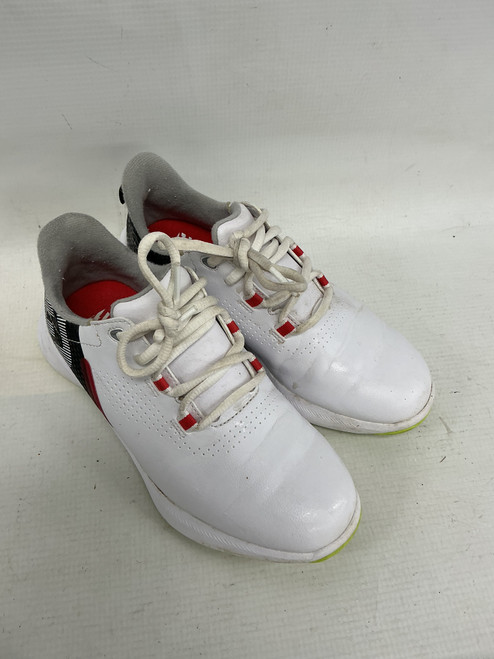 Vist Large View of Product Image Which is Used Foot Joy Jr Golf Shoes White Junior 01