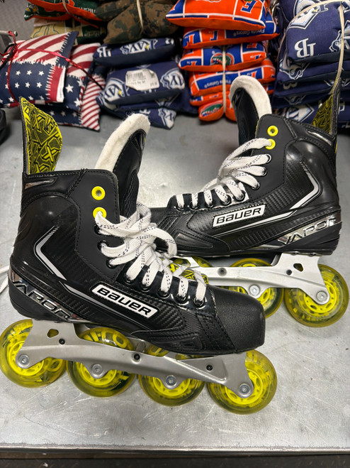 Vist Large View of Product Image Which is Used Bauer VAPOR X3.5 Senior Rec Fitness Skates Black Senior 7