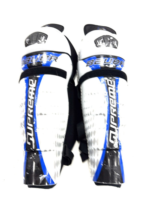 Vist Large View of Product Image Which is Used Bauer ONE35 Senior Shin Guards None 16"