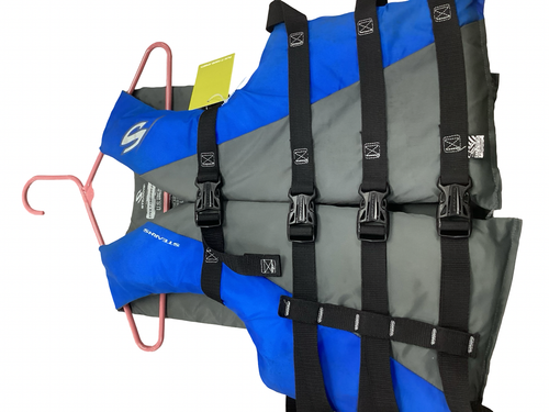 Vist Large View of Product Image Which is Used Stearns Adult PFD Royal Blue M/L