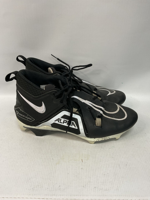 Vist Large View of Product Image Which is Used Nike ALPHA Adult FB Cleats Black Senior 11.5