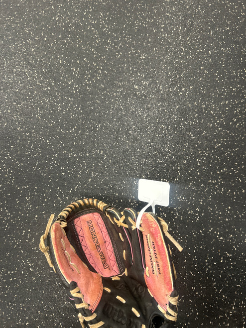 Vist Large View of Product Image Which is Used Wilson A0440 11-PB BB/SB Glove RH Throw Black 11"