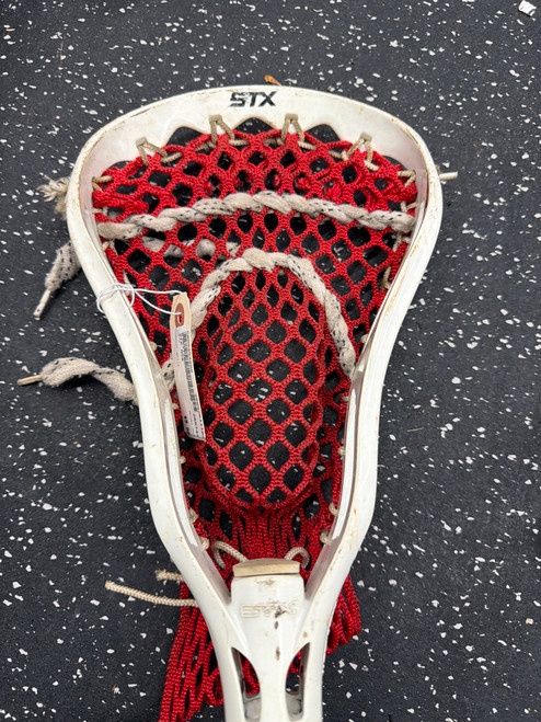 Vist Large View of Product Image Which is Used STX AV8 Mens Lacrosse Head White