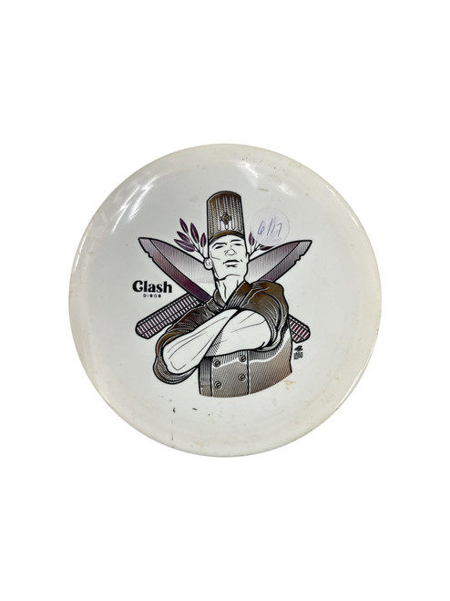 Vist Large View of Product Image Which is Used Clash Discs LAGO Disc Golf Driver White