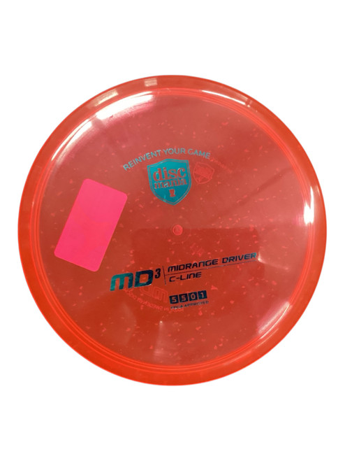 Vist Large View of Product Image Which is Used Discmania C LINE MD3 Disc Golf Mid Range Red