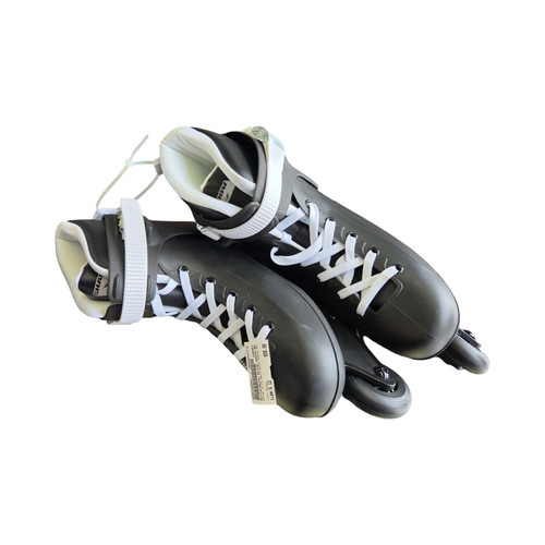 Vist Large View of Product Image Which is Used RollerDerby ELITE SOUTH BEACH SHADOW SKATES SZ11 Senior Rec Fitness Skates Black Senior 11