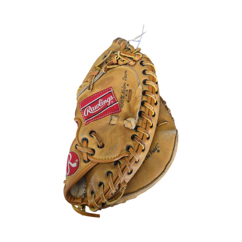 Vist Large View of Product Image Which is Used Rawlings RCM45 CATCHER MITT RHT BB/SB Catchers RH Throw Brown 31 1/2"