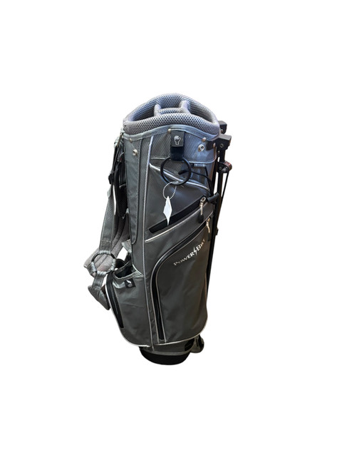 Vist Large View of Product Image Which is Used Powerbilt STAND BAG Jr Stand Bag Grey